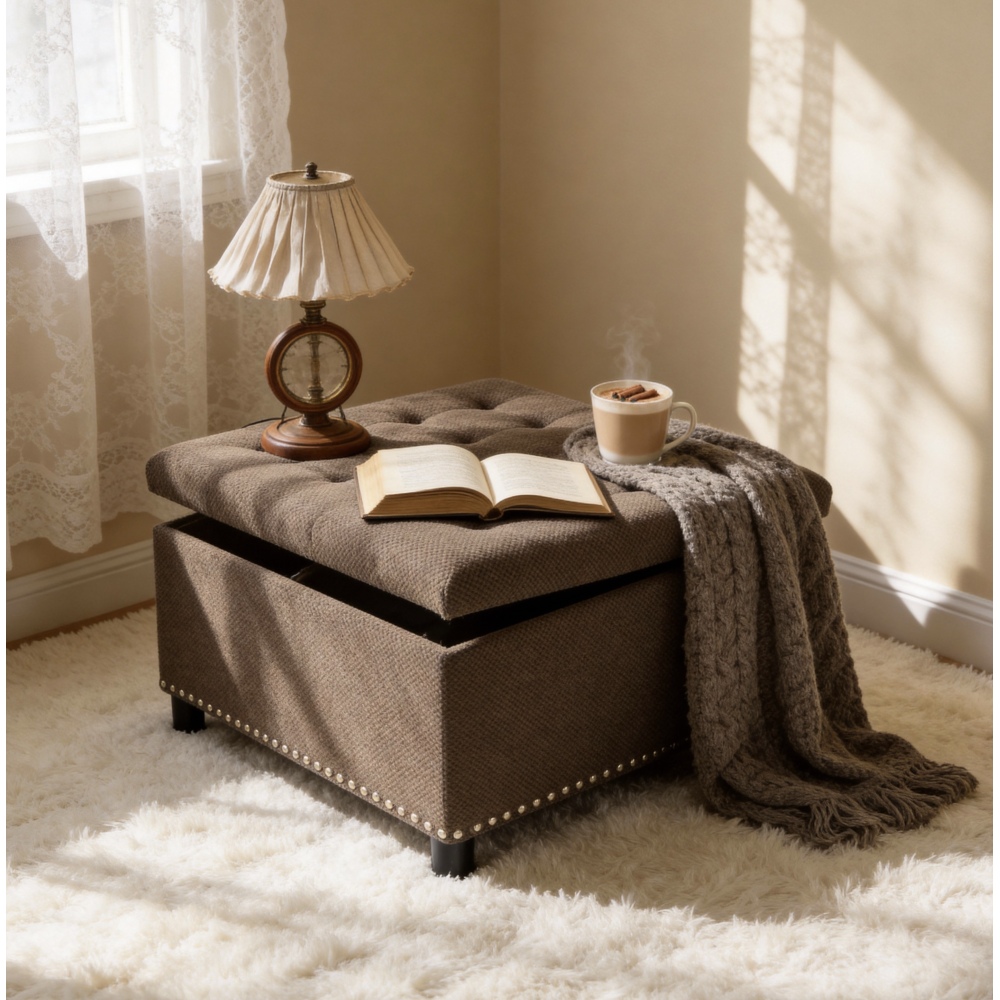 Orraves Dark Brown Square Stor - Outdoor Furniture Wood recension och pris