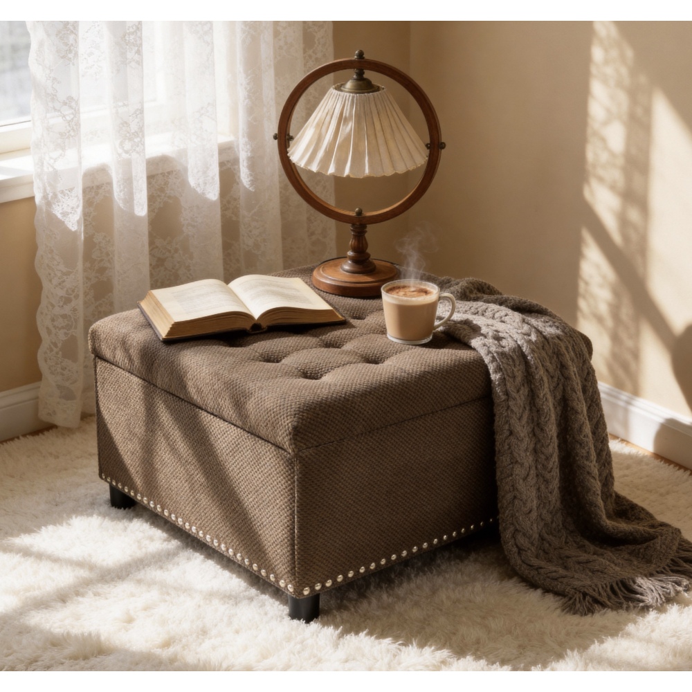 Orraves Dark Brown Square Stor - Outdoor Furniture Wood recension och pris