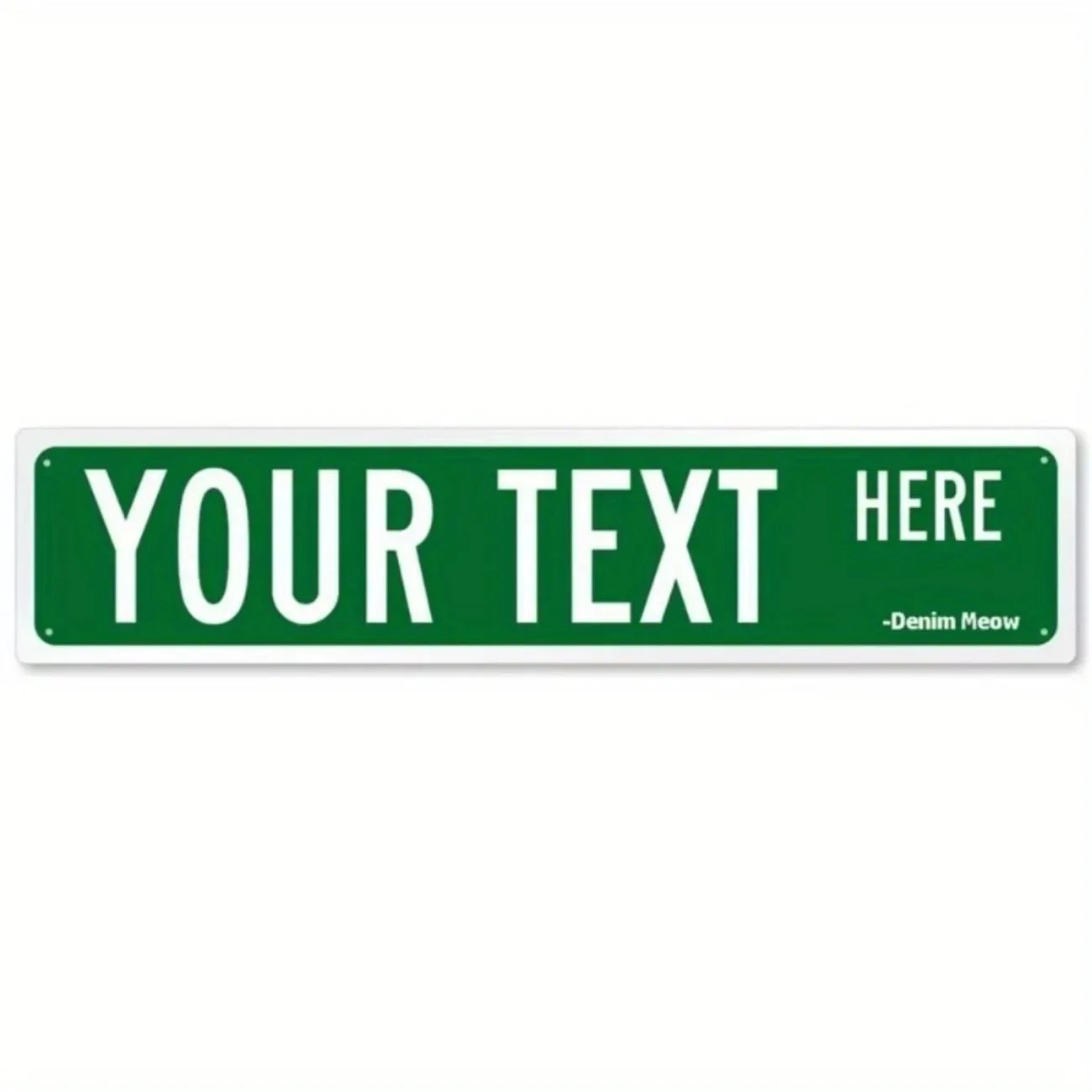 Customizable Rustic Metal Sign - Outdoor Furniture Metal recension och pris