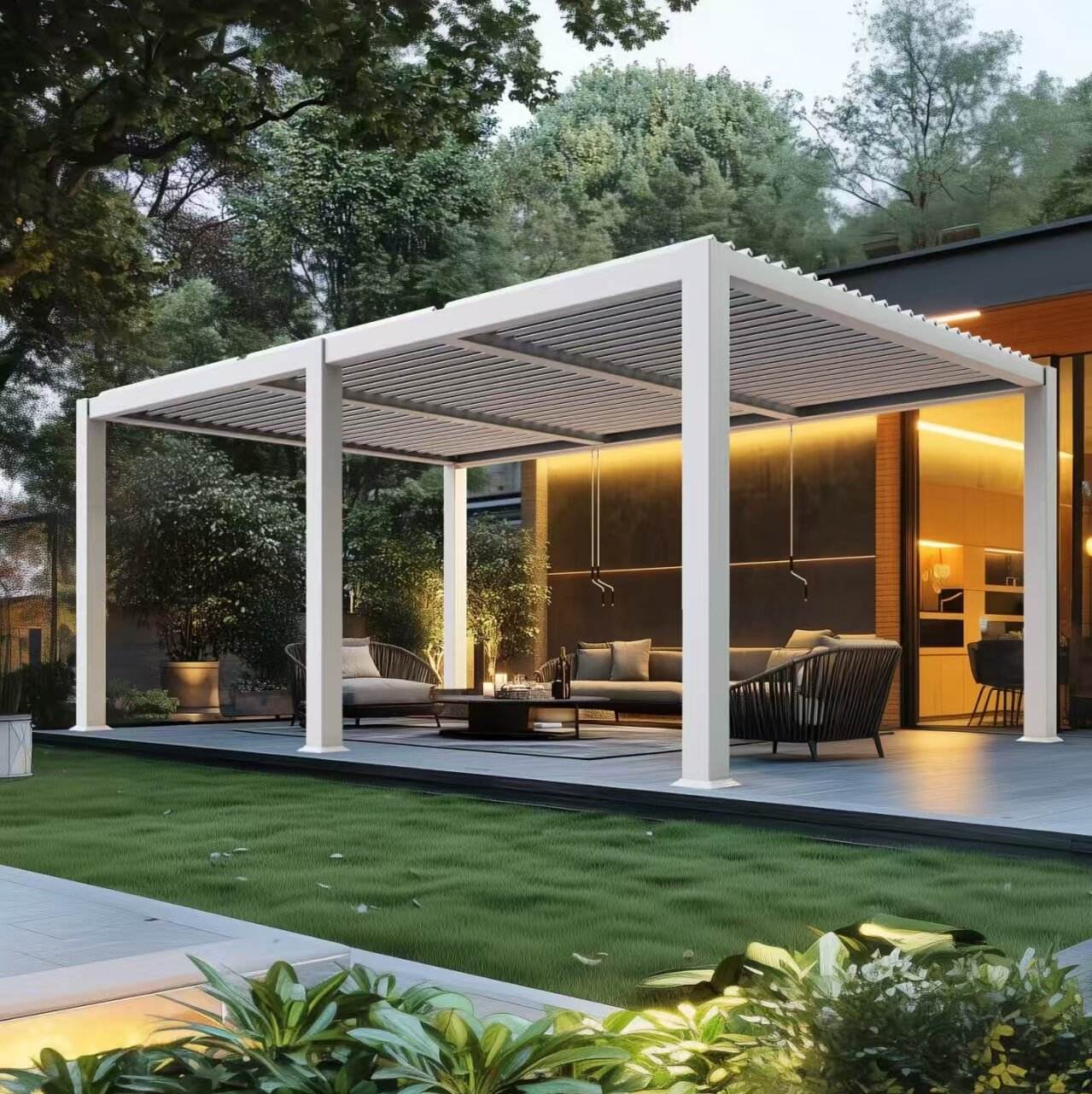 Luxurious Install Against The  - Outdoor Furniture Metal recension och pris