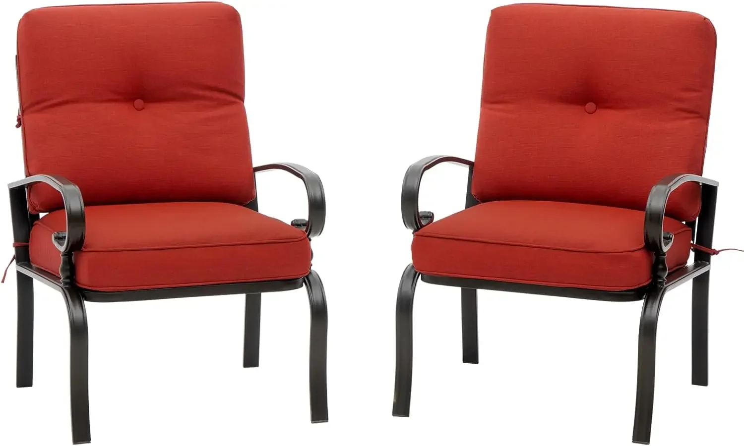 Red Outdoor Metal Bistro Chair - Outdoor Furniture Metal Chairs recension och pris