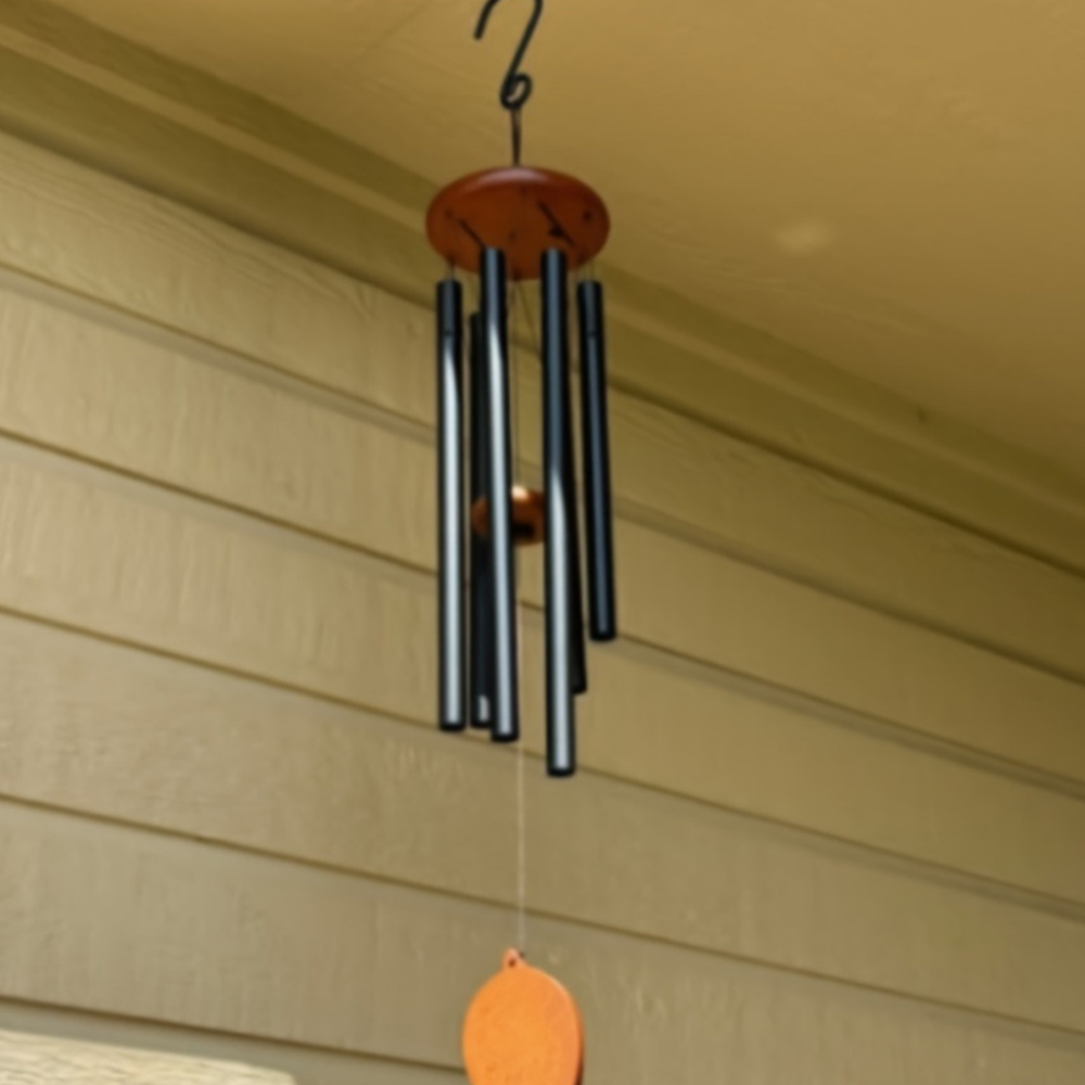 26 Inch Retro Black Wind Chime - Outdoor Furniture Diy recension och pris